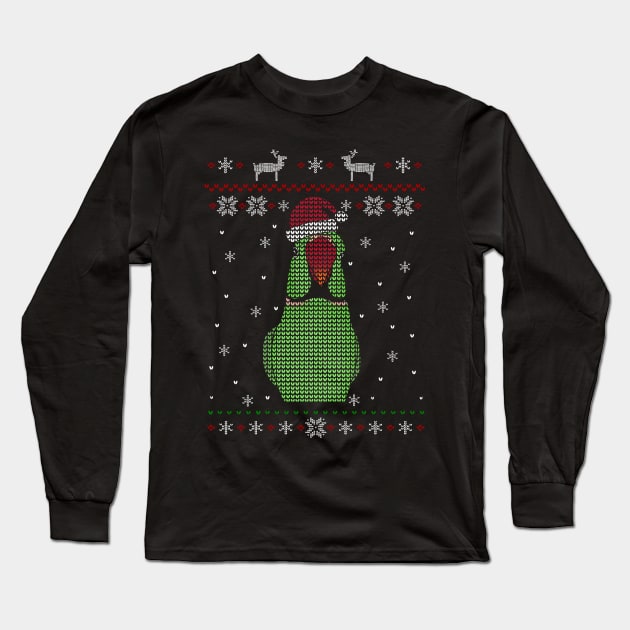 green alexandrine ugly christmas Long Sleeve T-Shirt by FandomizedRose